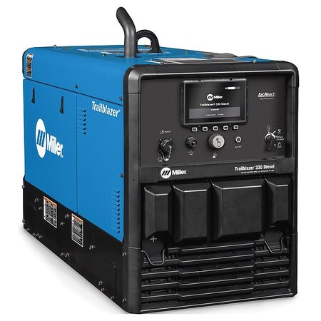 Miller Electric Diesel Engine-Driven Welder, Trailblazer(R) Series, Glow Plug Start, 12,000 W Peak 907849001