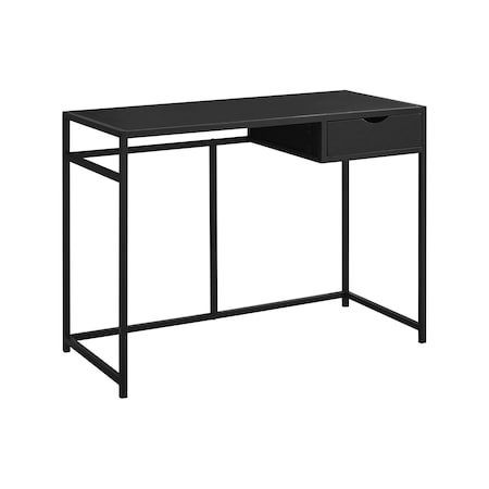 Homeroots 42" Black Computer Desk 333416