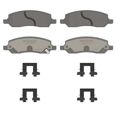 Wagner Brake OEX Rear Disc Brake Pad Set Premium Ceramic,  OEX1172