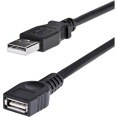Startech.Com 6 FT BLACK USB EXTENSION CABLE A TO A USBEXTAA6BK