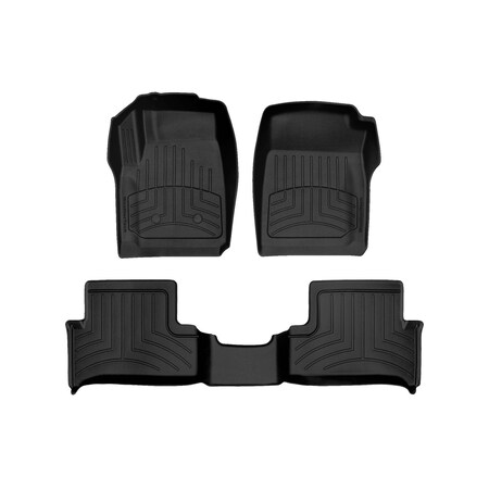 Weathertech Black, Front and Rear FloorLiner HP 44751-1-3IM
