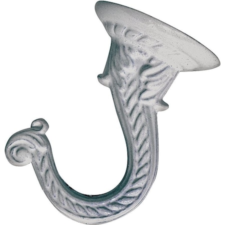 Landscapers Select Ceiling Hook, 2-3/16 in H, Zinc, White, Ceiling Mount Mounting GB0093L