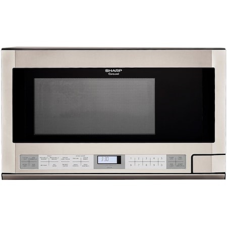 Sharp Stainless Steel Consumer Over Range Microwave 1.5 cu. ft., Cooking Wattage: 1100 R1214T