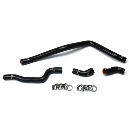 Hps Performance High Temp Reinforced Silicone Radiator Coolant Hose Kit, Black, 57-1615-BLK