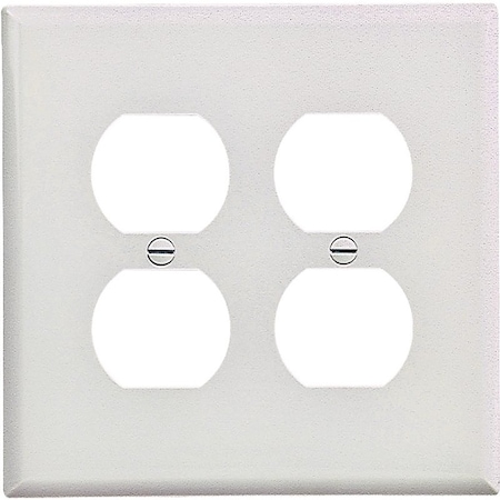 Eaton Wiring Devices Number of Gangs: Two-gang Polycarbonate, White PJ82W