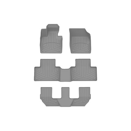 Weathertech Grey, Front and Rear and Rear FloorLiner HP 46828-1-2-3IM