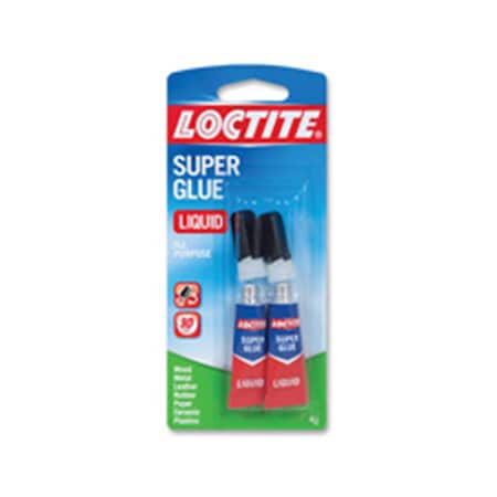 Loctite LOC Liquid Super Glue, Twin Tubes, 14 oz., Clear, 2PK LO464068