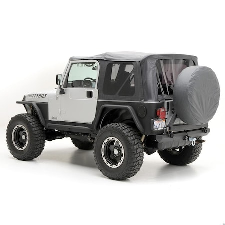Smittybilt 9706 WRANGLER TJ REPLACEMENT SOFT TOP W/TINTED WINDOWS; BLACK DIAMOND 9971235