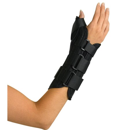 Medline Wrist and Forearm Splint with Abducted Thumb, Right Arm, Size XS ORT18210RXS