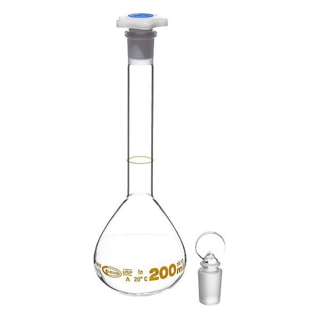 United Scientific Supplies Inc Glass Flasks, Colorless FGWM200