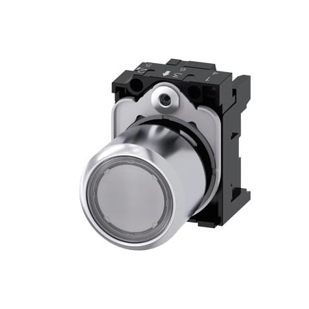 Siemens Pushbutton, compact, with extended stroke 12 mm, 22 mm, round 3SU1251-0EB70-0AA0