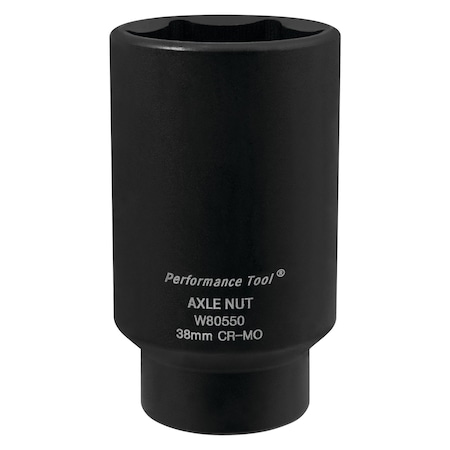 Performance Tool 38mm FWD Axle Nut Socket, 6-pt GM Trucks W80550