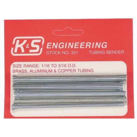 K&S Precision Metals 5161393 0.1875 in. Tubing Bender Kit, 5 Piece 1582287
