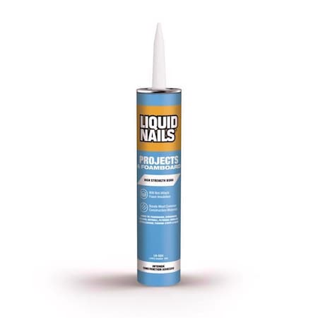 Liquid Nails Projects & Foamboard High Strength Latex Off White Adhesive 10 oz LN-604
