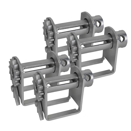 Mytee Products Zinc Winches for East Sliding Tracks of Flatbed Trailers, 4PK WinchS-East-Zx4