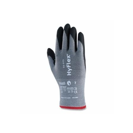Hyflex 11-571 Nitrile-Coated Palm Cut-Resistant Gloves, Size 10, Black/Gray, 12PK 012-11-571-100