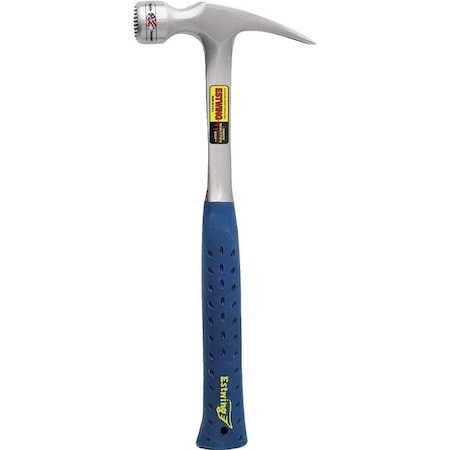Estwing Hammer, 20 oz Head, Rip Claw, Milled Head, Steel Head, 13-3/4 in OAL E3-20SM