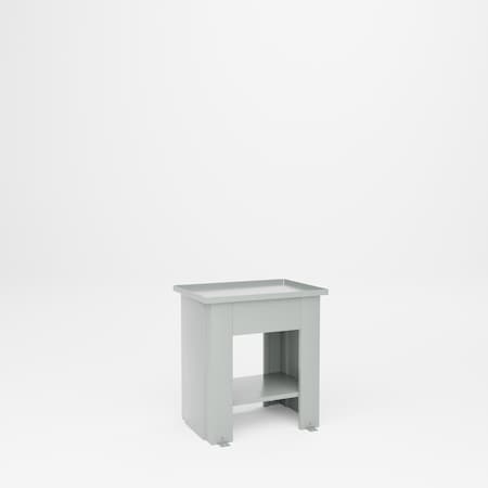 Pucel Drain Top Bench with Door, 28 in W x 20 in D x 30 in H, Gray CF-2830