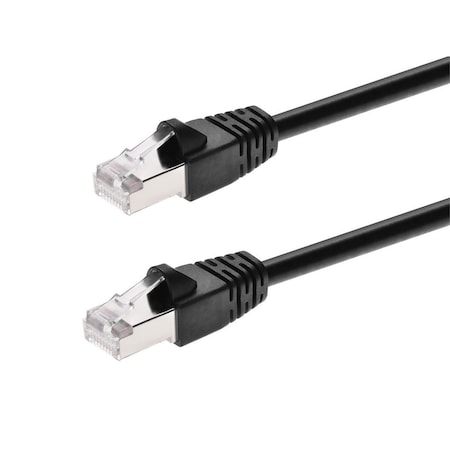 Monoprice Cat6A Ethernet Patch Cable - Snagless RJ45_ 550Mhz_ STP_ Pure Bare Cop 24384