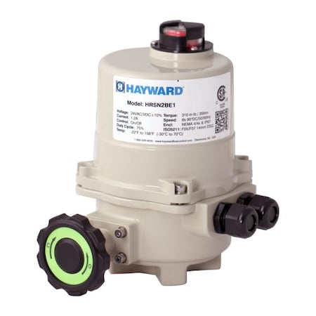 Hayward Flow Control Electric Valve Actuators, 110-120V AC, 10W HRSN2AK8