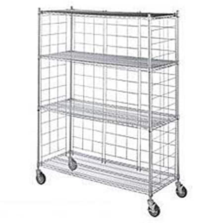 Convenience Concepts Chrome Plated Side and Back Enclosure Panels for 24 Wide Units HI2643180