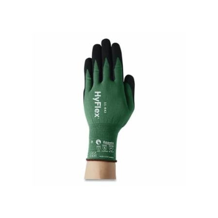 Hyflex 11-842 Multi-Purpose Gloves, 12, Green/Black, 12PK 012-11842120