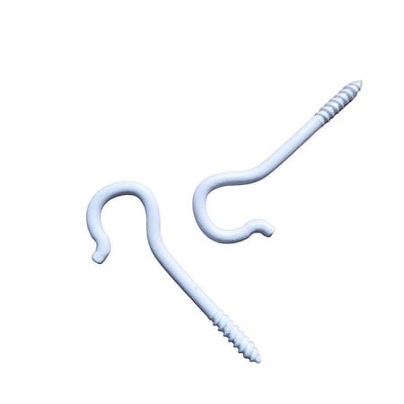 Living Accents SWAG HOOK STL WHT, 5PK 58039