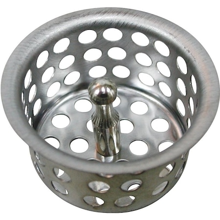Prosource Sink Strainer with Post, 1-1/2 in Dia, For: For Bath Tub or Wash Basin PMB-145