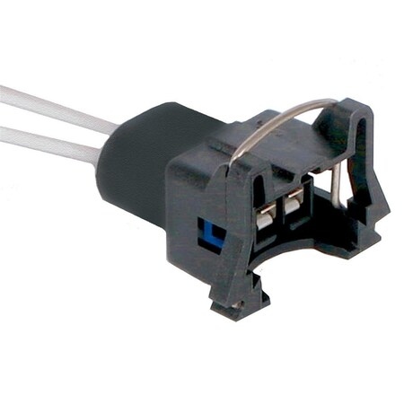 Acdelco CONNECTOR-W/LEADS 2-WAY F. BLACK, Fuel Injector Connector, PT113