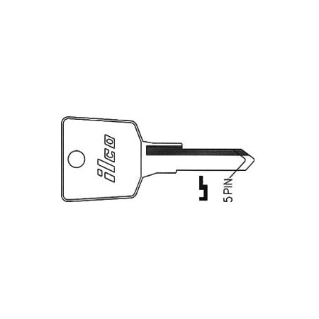 Ilco Unican Datsun Key D80D, 10PK DT13