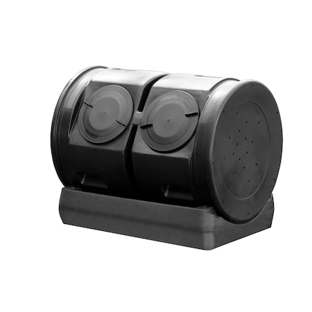 Good Ideas Compost Wizard Dualing Tumbler - Black CW-2X-BLK