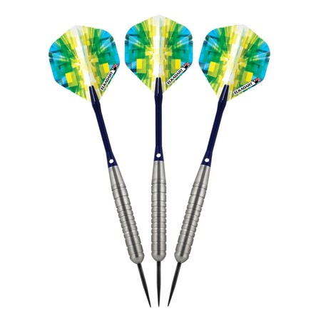 Elkadart Prism Ringed Silver Steel Tip Darts - 24 g 22-0204-24