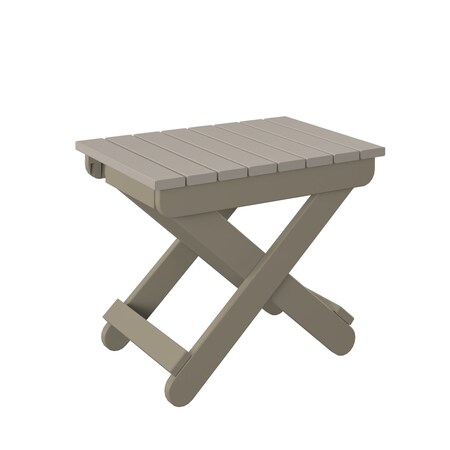 Polybird FOLDING END TABLE.      SAND AND WEATHERWOOD POLYBIRD P46