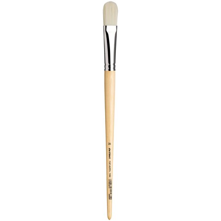 Da Vinci TOP-ACRYL White Brush, Synthetic, Acrylic & Oil, Filbert, Series 7482, Size 24 VA-7482_24