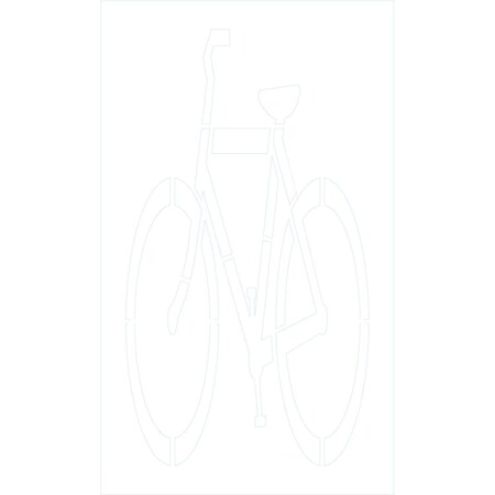 Lyle Bicycle Symbol, 32x54, Non-Reflective, None G-15736-NS_32x54