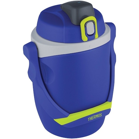 Thermos BPA-Free Hydration Bottle, 64 oz./1.9L, Blue, Cold 12 Hrs FPG1901BL4
