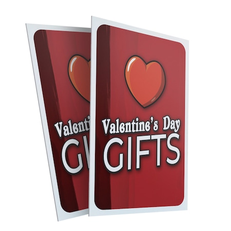 Signmission Valentines Day Gifts, Plastic Signs Only 24 Inch x 36 Inch, Corrugated Plastic, 2PK CSB-2436-2PACK-30429