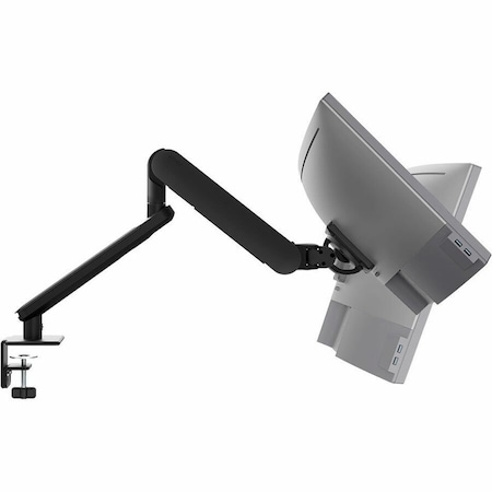 Atdec heavy duty display desk mount, supports monitors curved or flat to 35 and 17.6lbs, AW-ORA-F-B