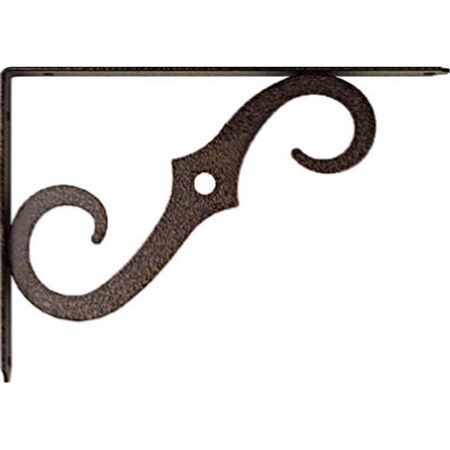 Keen N229-401 5 x 3.5 in. Ornamental Shelf Bracket, Antique Bronze KE865763