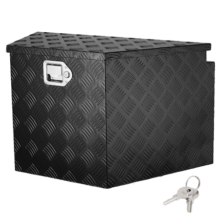 Vevor Trailer Tongue Tool Storage Box 39x16.5x12 inch Aluminum Alloy + Lock Keys JL-TB09-4