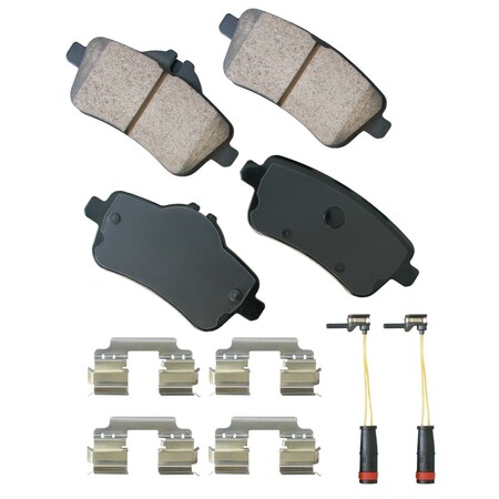 Akebono Mercedes-Benz Gle300D 16 Gle350 17-16 Ml Disc Brake Pad, Eur1630A EUR1630A