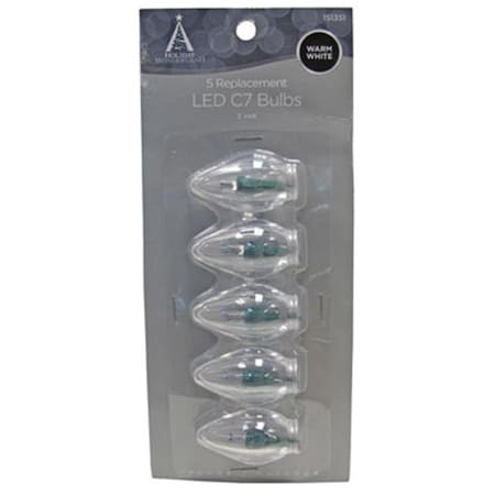 Noma Inliten 1123288 C7 LED Replacement Bulb Warm White, 5PK 151351