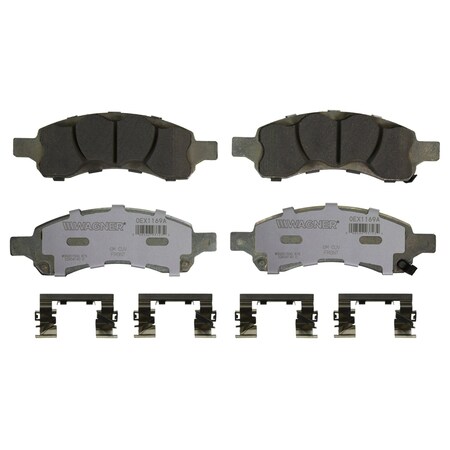Wagner Brake OEX Front Disc Brake Pad Set Premium Ceramic,  OEX1169A