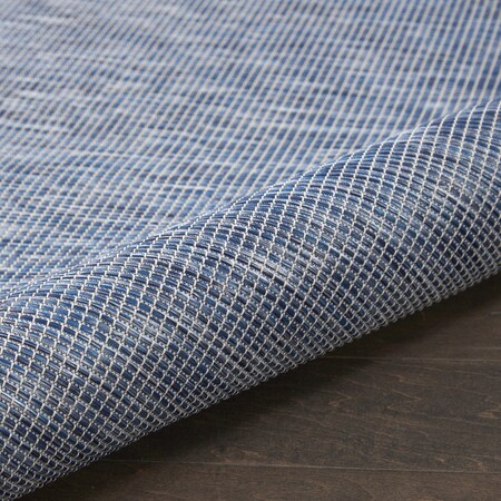 Homeroots 10' X 14' Navy Blue Indoor Outdoor Area Rug 522322