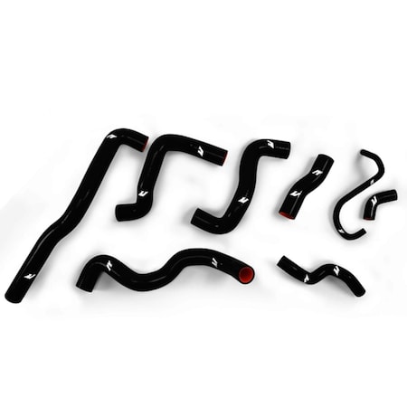 Hard Top Silicone Hose Kit for 2006-2014 BMW Mini Cooper S, Turbo - Black HA3842574