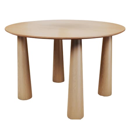 Homeroots 79" Natural Solid Wood Oval Dining Table 721119