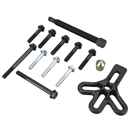 Performance Tool Harmonic Balancer Puller, 4 in. Hubs, SAE Metric Bolts W160