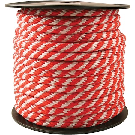 Do It Best 5/8''x150 ' Red & Wht Derby Polypropylene Rope 709941