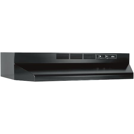 Broan-Nutone 41000 Series 30'' Non-Ducted Black Range Hood 413023