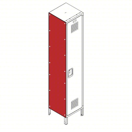 Lyon Locker Painted Side Panel YFLECPSF60P15-1
